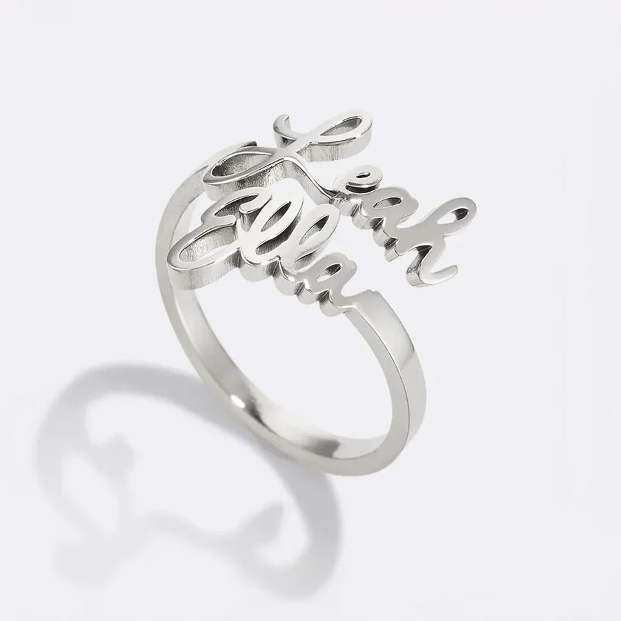 Personalized Ring with 2 Names