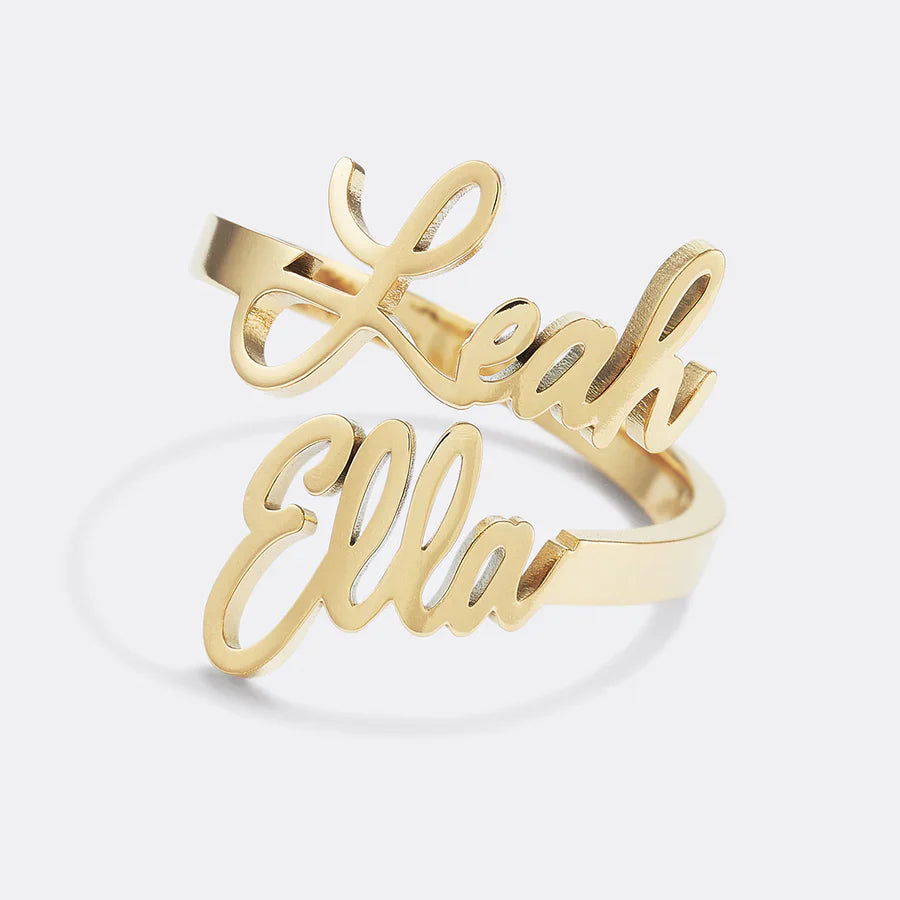 Personalized Ring with 2 Names